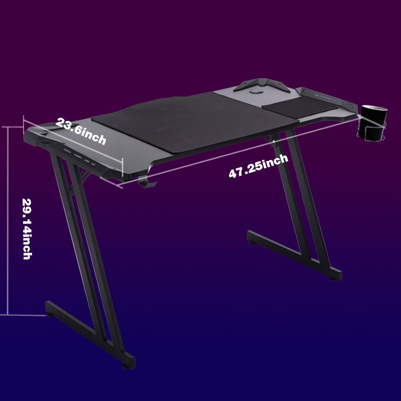 RESPAWN 3000 Gaming Computer Desk - Ergonomic Height Adjustable Gaming Desk, in Blue (RSP-3000-BLU)