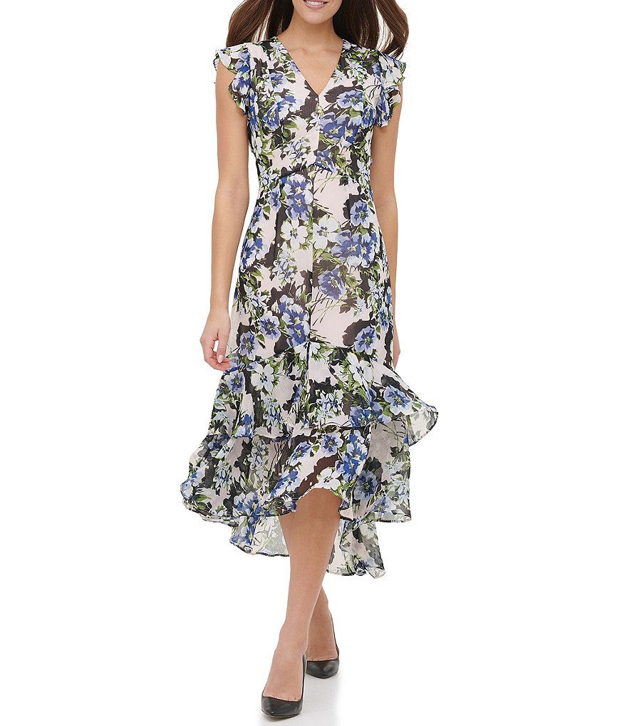 Le Bos 3-Piece Embroidered Trim Duster Pant Set