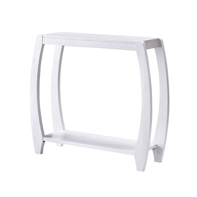 Tecto 2 Shelf Console Table White Oak - HOMES: Inside + Out