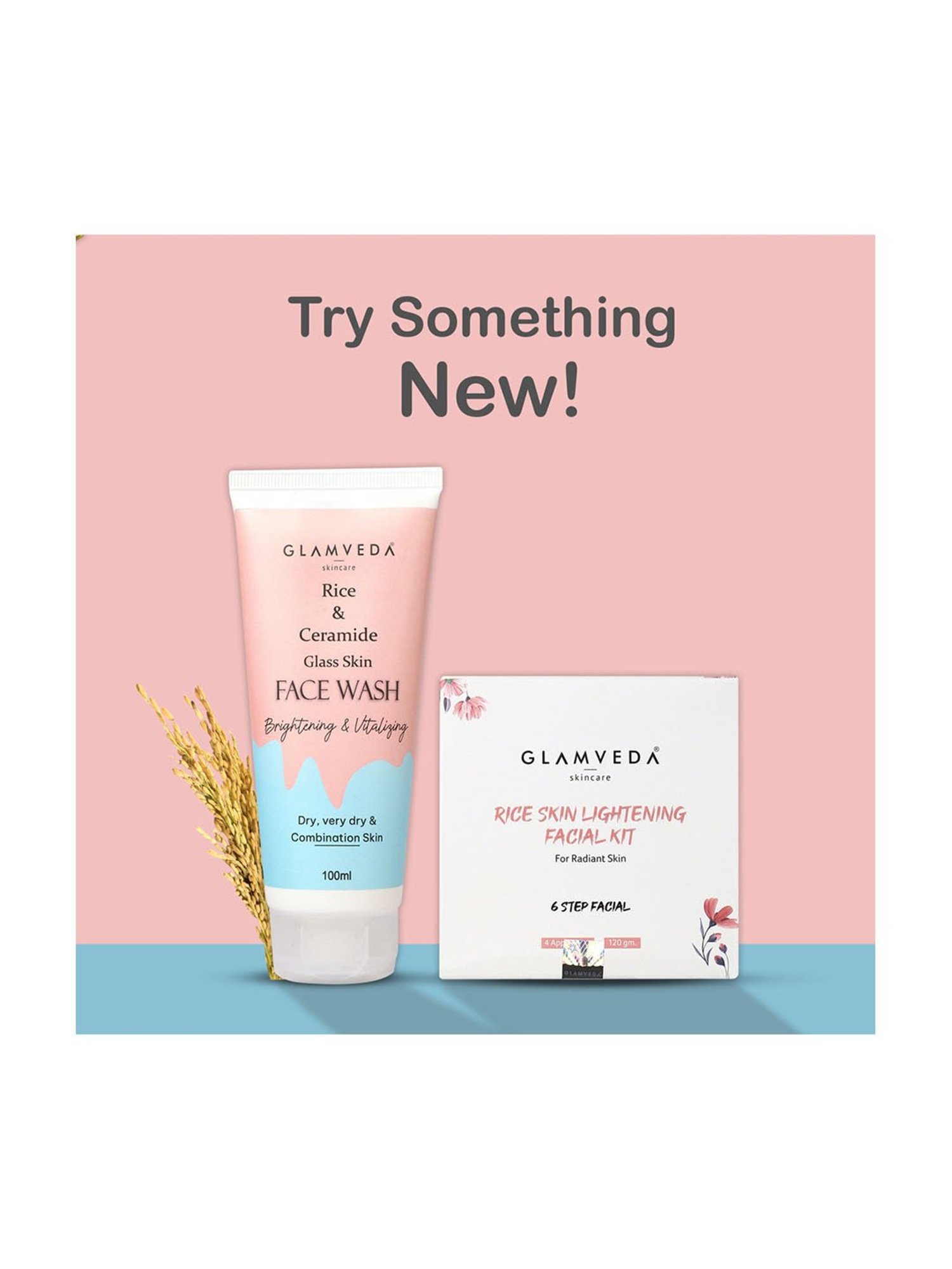 Glamveda Rice and Ceramide Glass Skin Peel Off Mask - 100 gm