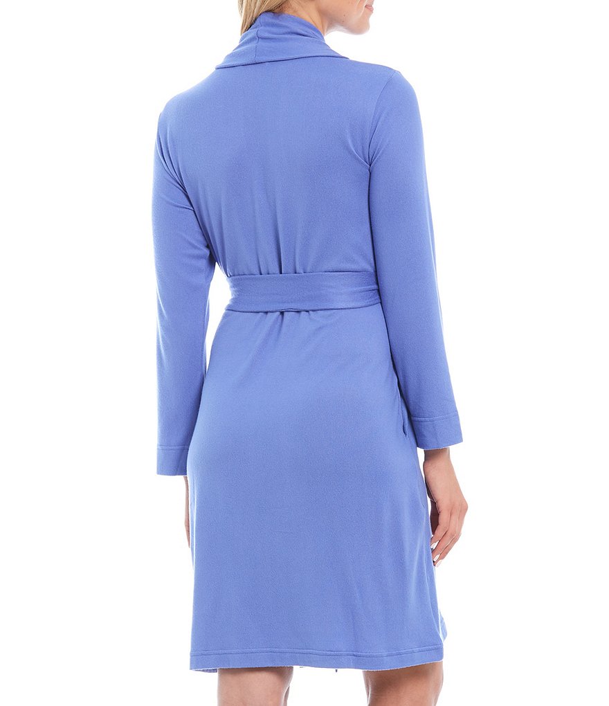 Natori Mirage Cozy Knit Short Wrap Robe