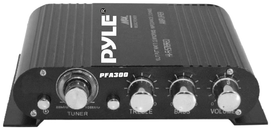 Pyle Amplifier For Car Or Home 90W Max PFA300