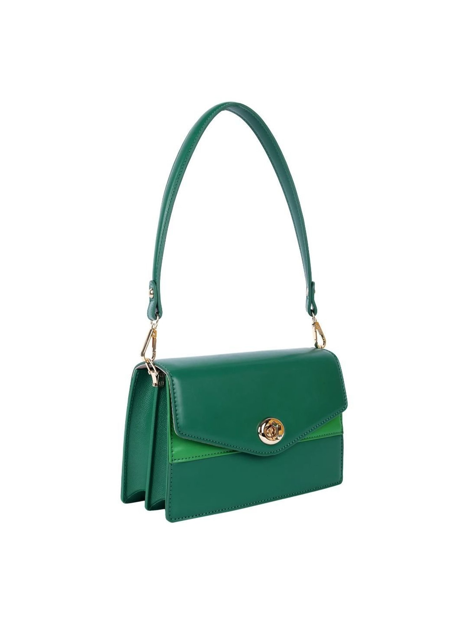 Lino Perros Green Medium Shoulder Bag