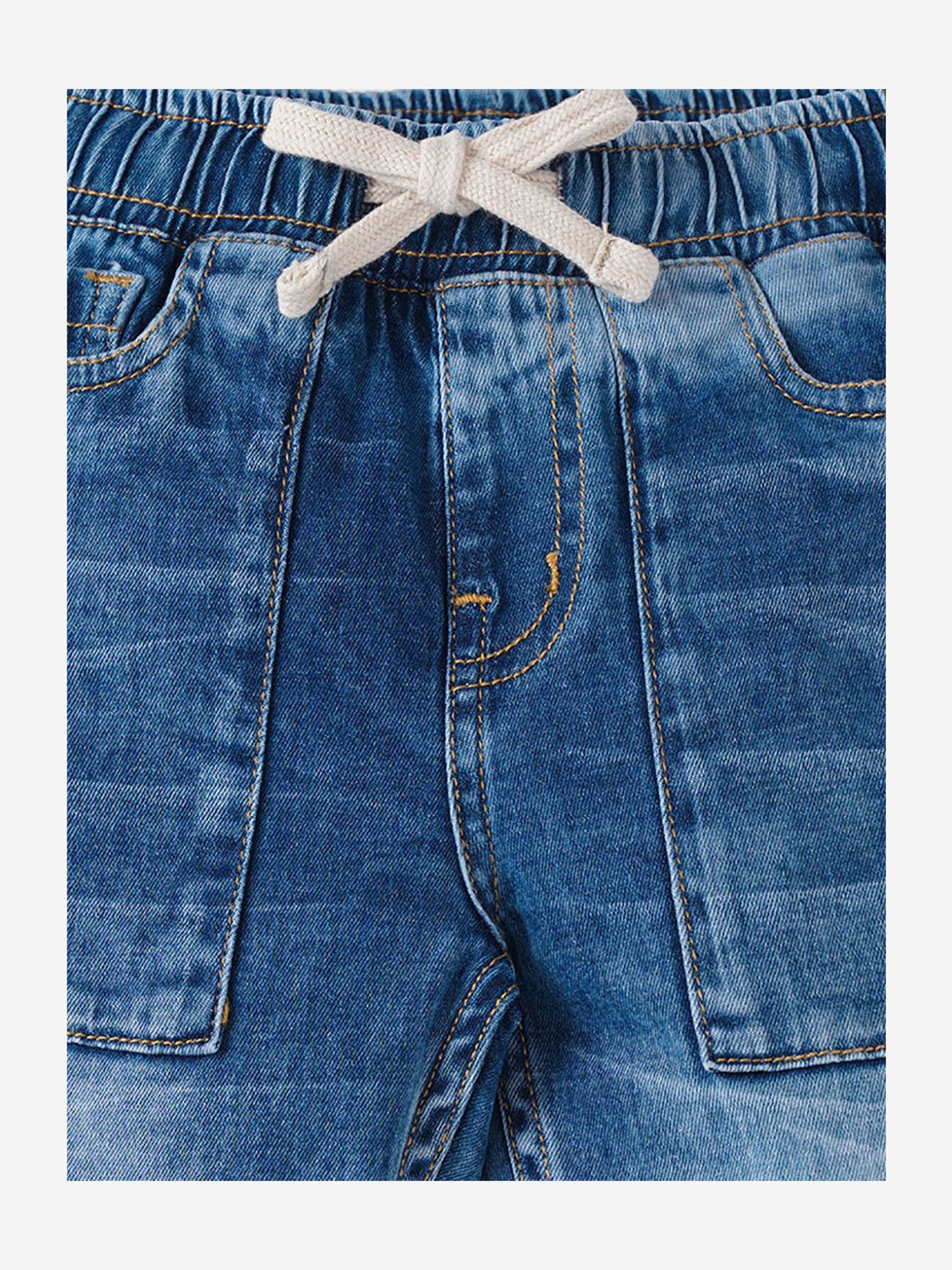 Ed-a-Mamma Boys Dark Blue Solid Jeans