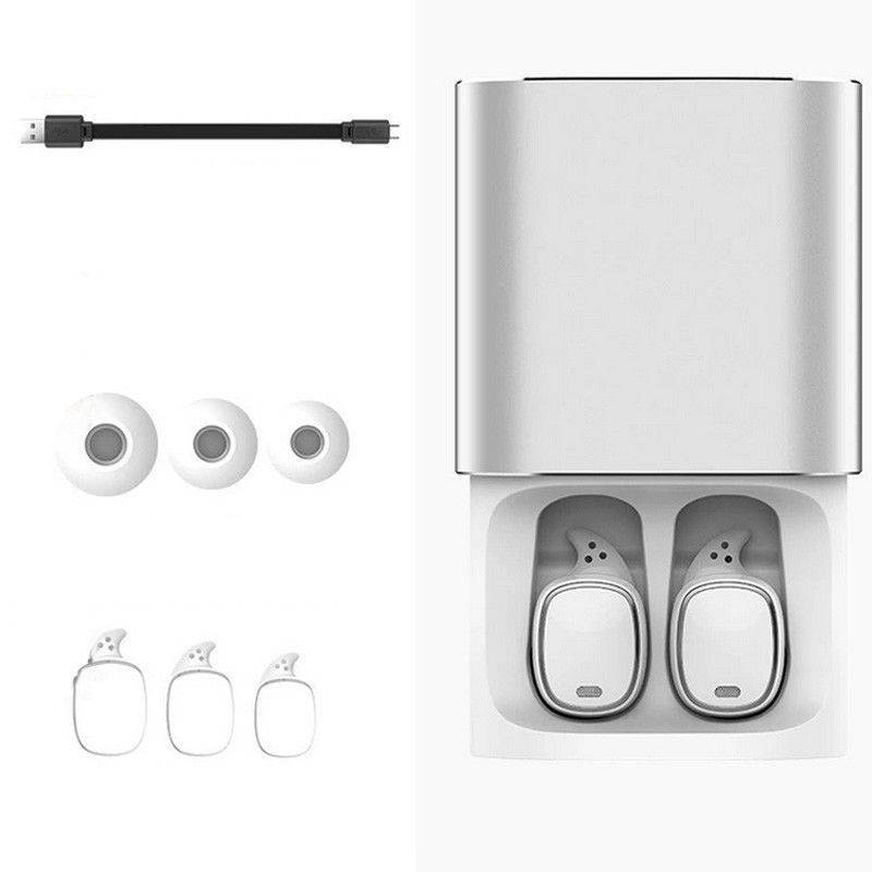 QCY T1 Pro Touch Control Bluetooth Earphones TWS Mini Wireless Headset Music Earbuds with Microphone Handsfree Calls Noise Cancellin 750mAh charging box