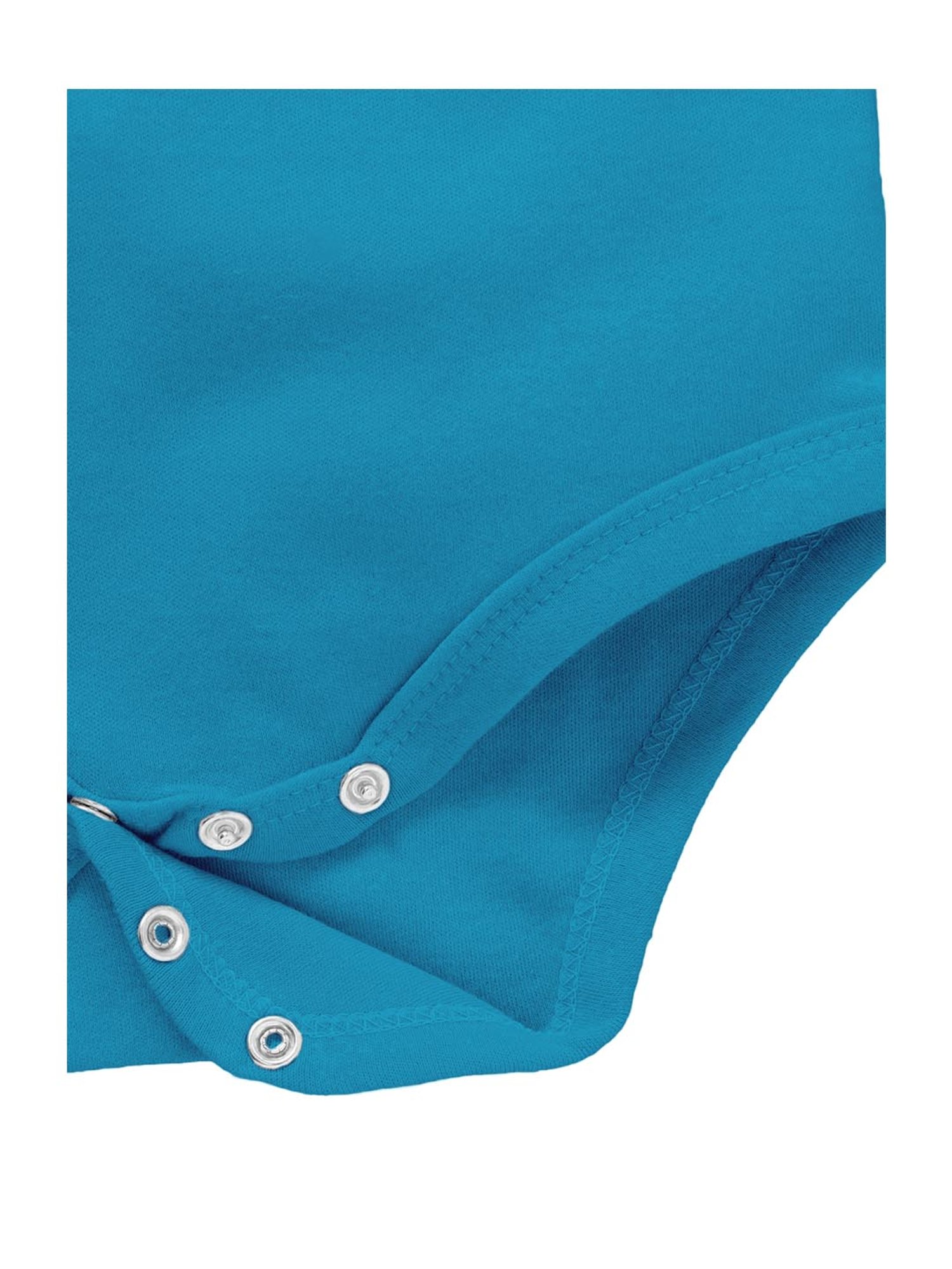 Zeezeezoo Kids Blue Team India Printed Onesie