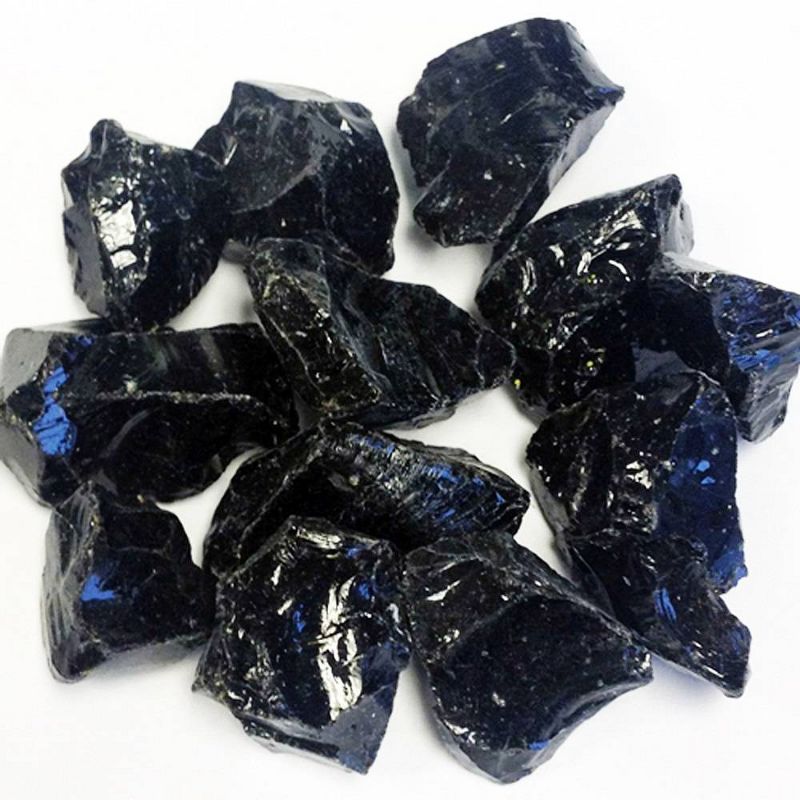 American Fireglass 10 LB Bag 1/2 Inch Reflective Fireplace & Firepit Fire Glass, Copper