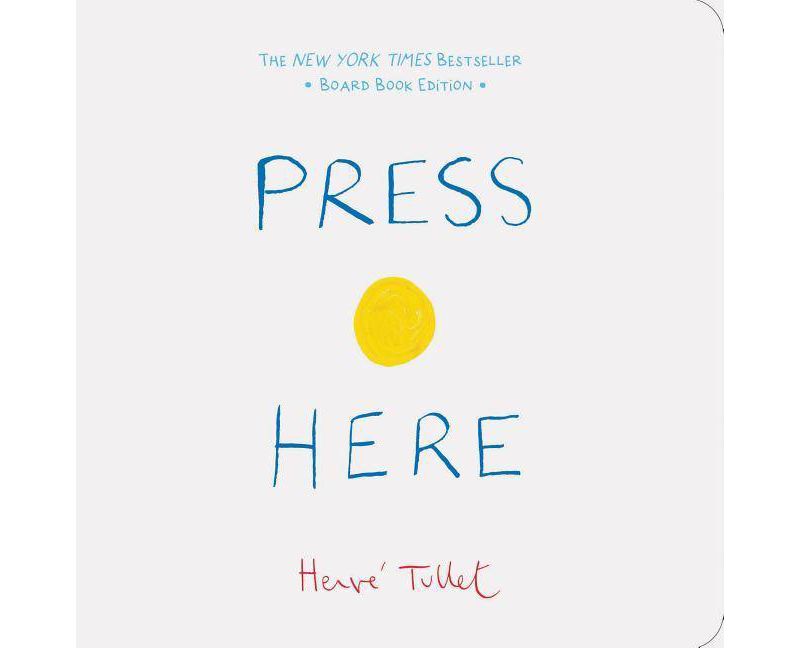 Press Here -  by Herve Tullet (Board Book)
