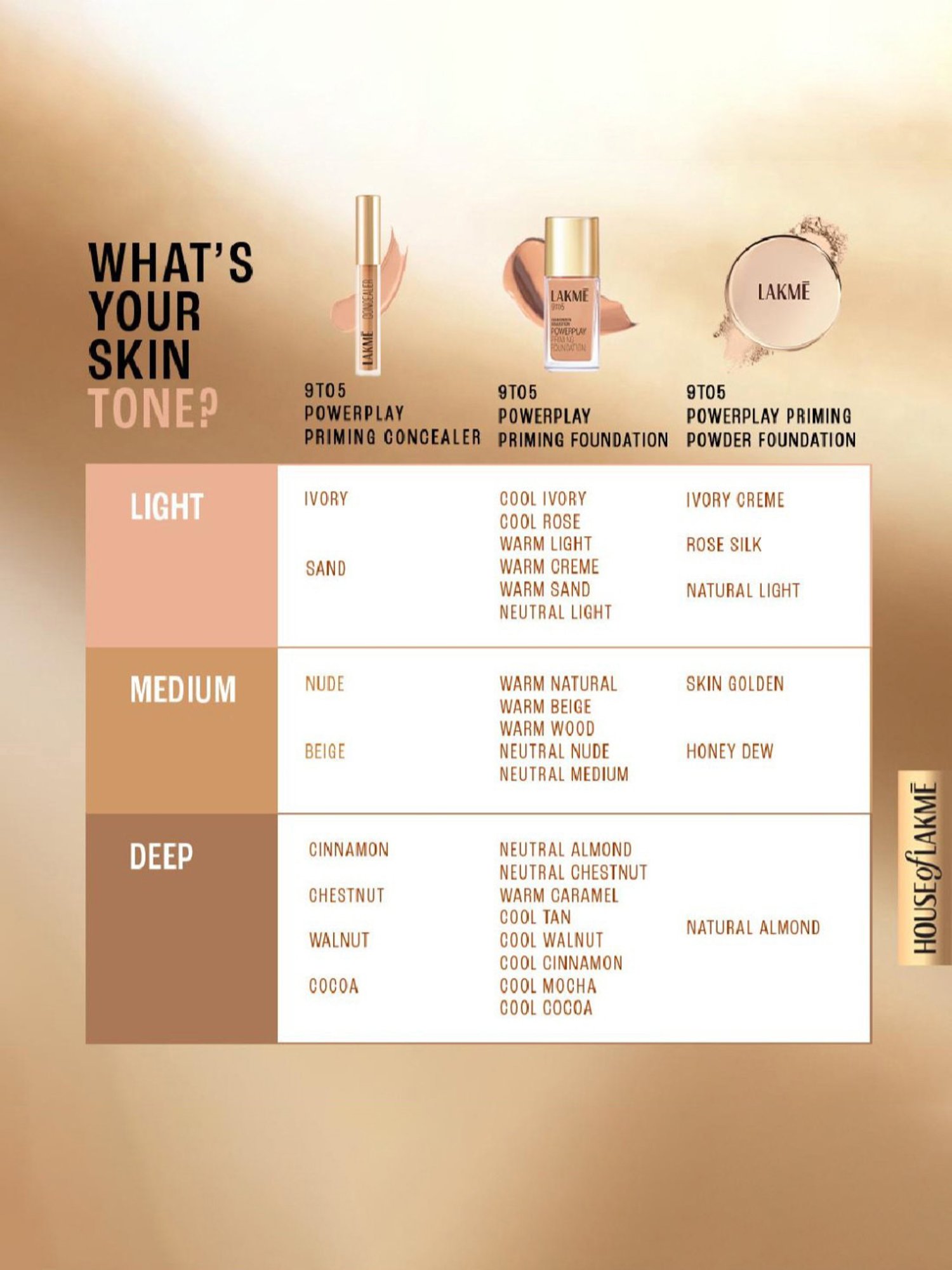 Lakme Primer + Concealer Cinnamon - 5.4 ml