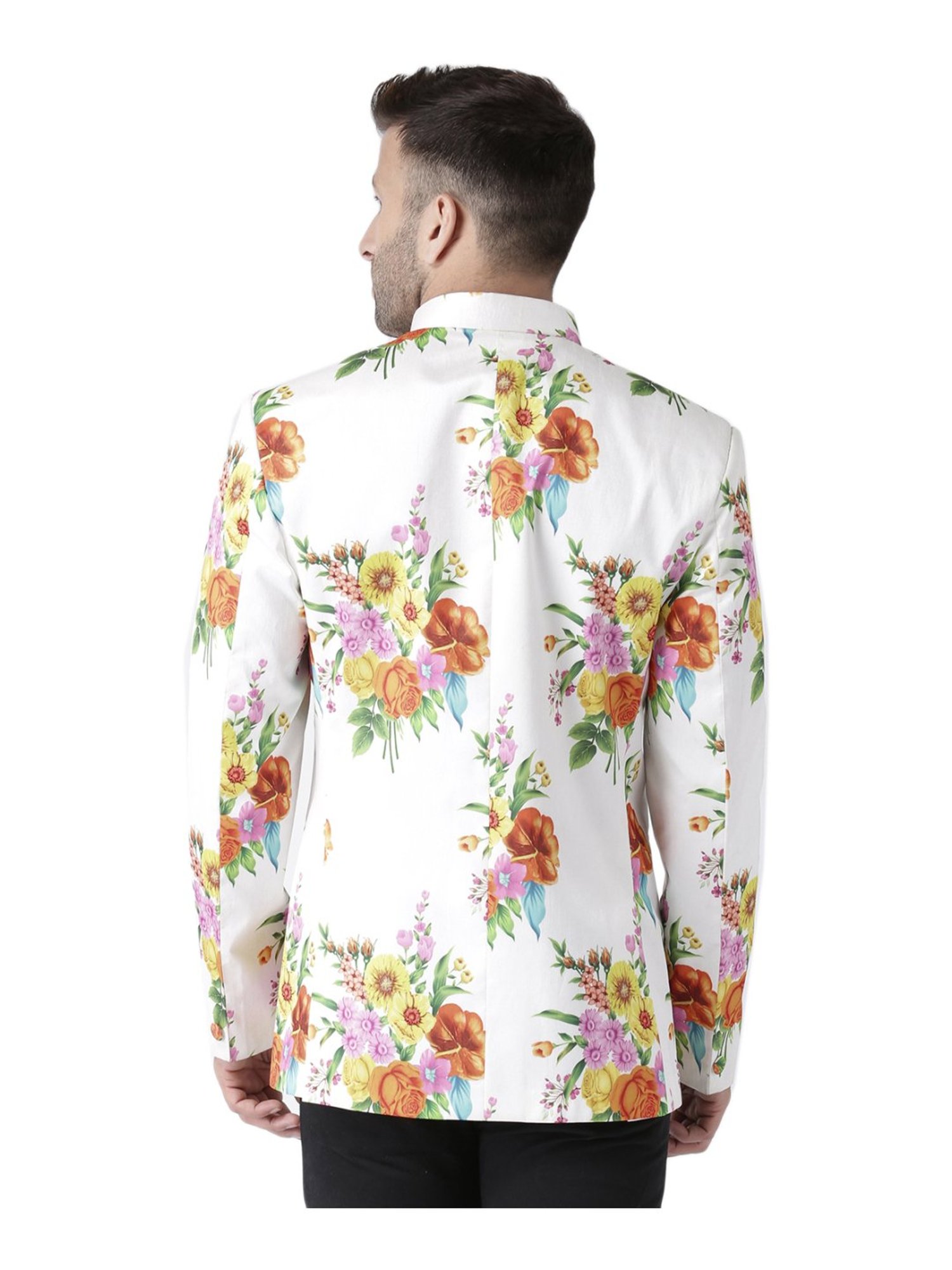 Hang Up Multicolor Regular Fit Printed Blazer
