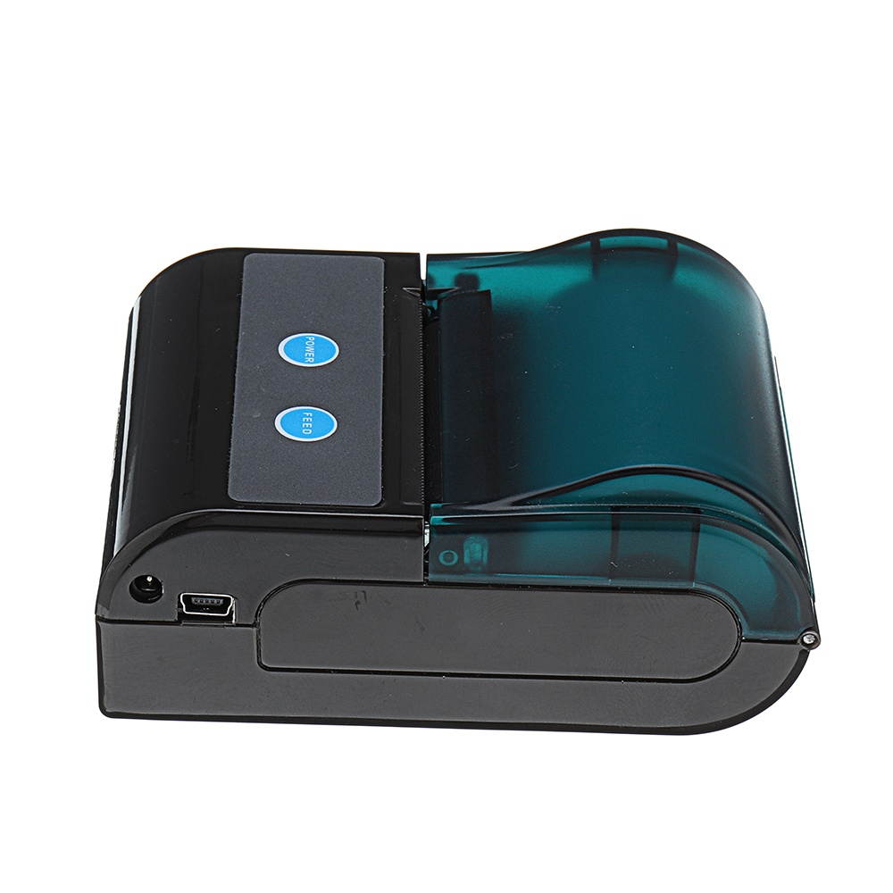 ZKC-5805 Wireless 58mm Pocket bluetooth Thermal Receipt Label Self-adhesive Printer for Android IOS