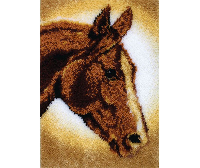 Wonderart Classic Latch Hook Kit 20"X30"-Horse