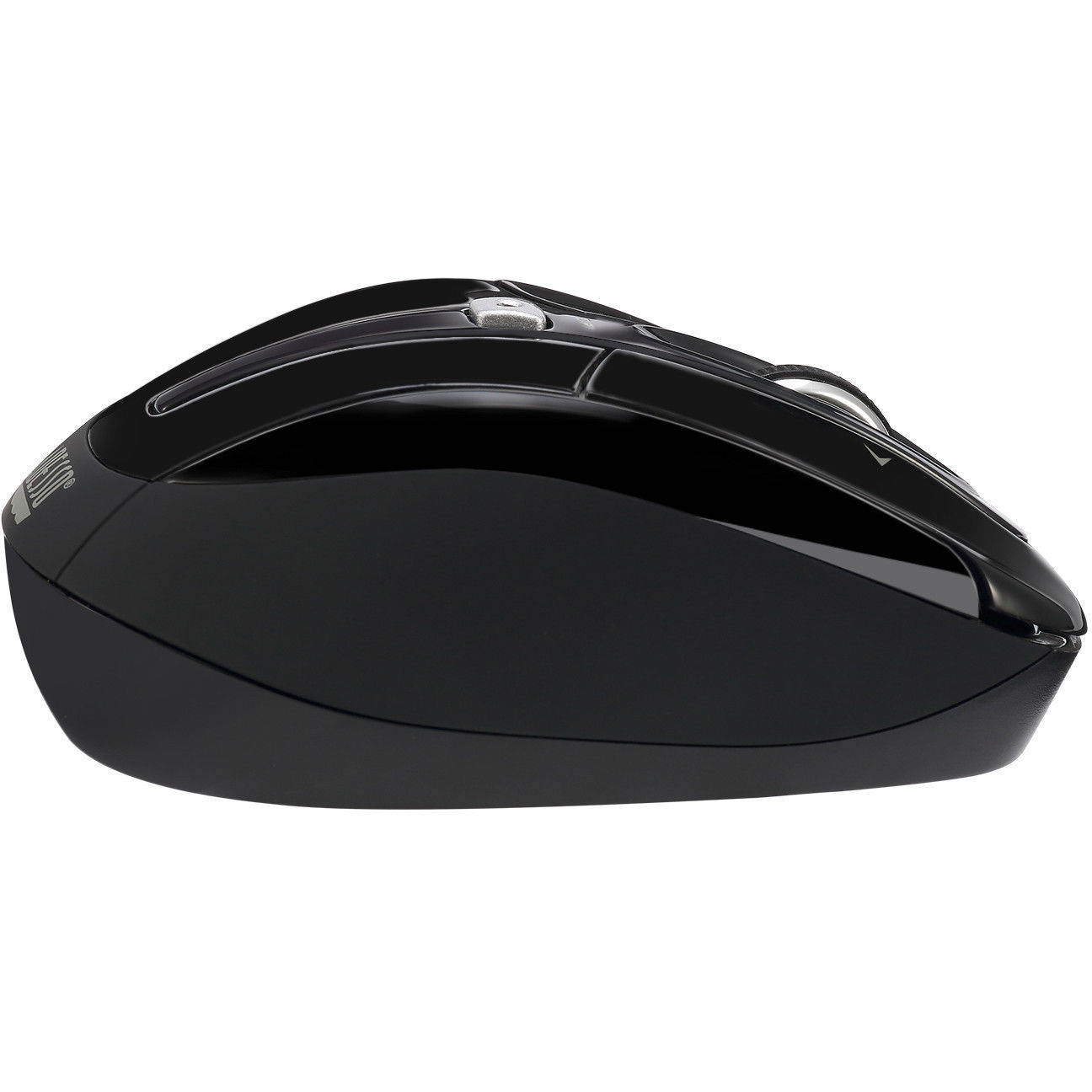 Adesso IMOUSES60B Black 2.4ghz Wireless Optical Mini Mouse With Programmable 6 Buttons 1600 dpi