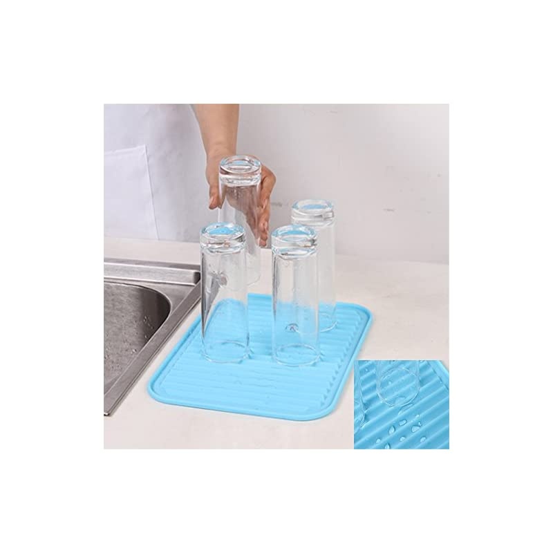 x 12" Silicone Pot Holder, Trivet Mat, Baking Gadget Kitchen Table Mat, Silicone Drying Mat, Draining Board - Waterproof, Heat Insulation, Non-Slip, Trivet, Tableware Pad Coasters, Durable, Brown