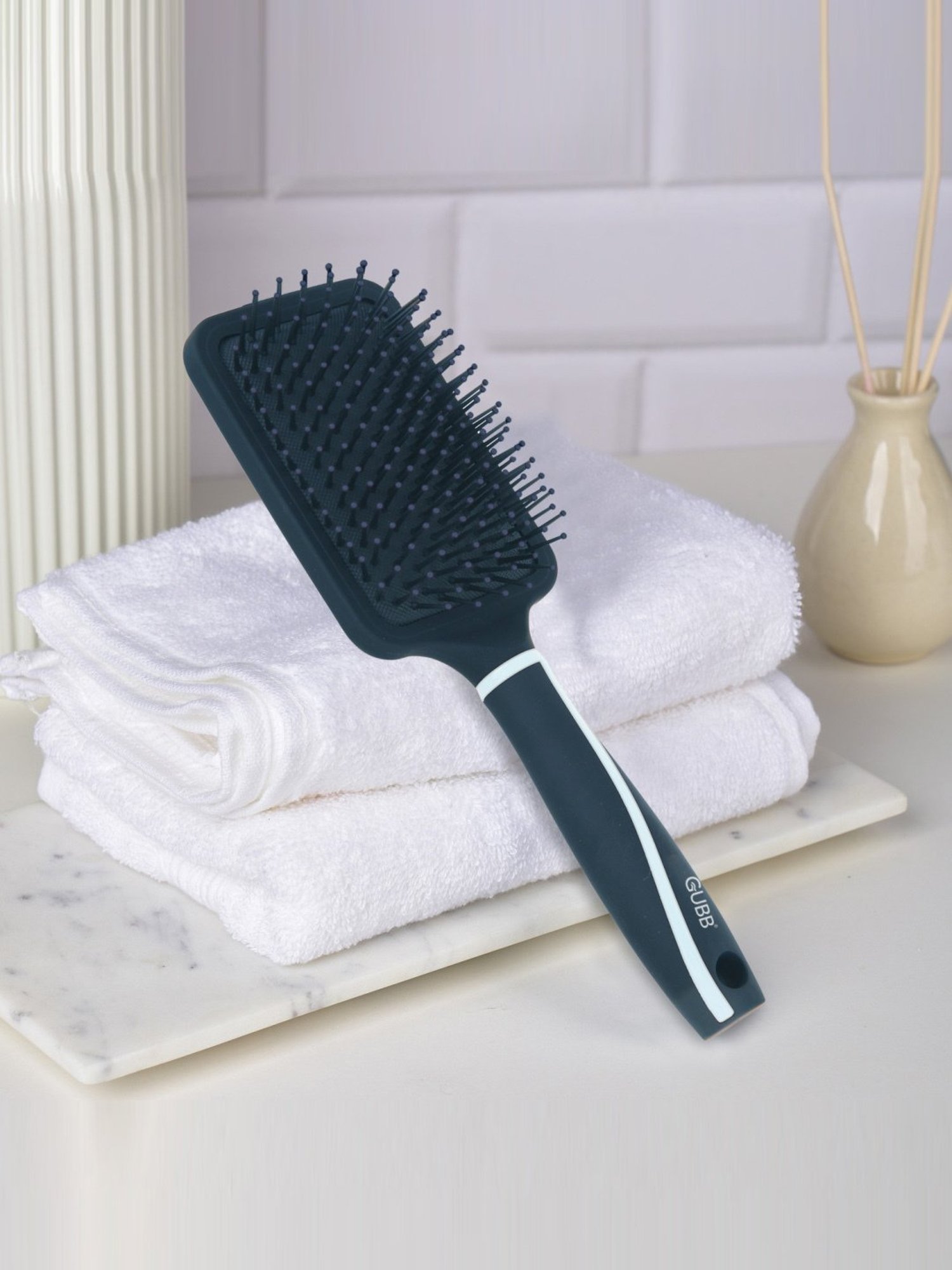 GUBB Paddle Brush for Hair Styling, Cushioned Large Hair Brush - Vogue Range