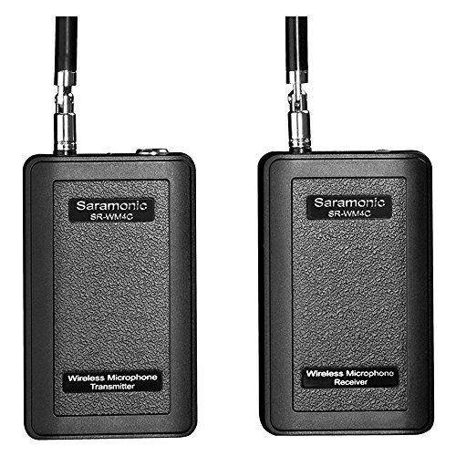 Saramonic SR-WM4C Wireless Lavalier Microphone System for Canon 6D 600D 5D2 5D3 Nikon D800 Sony DV DSLR Camcorders