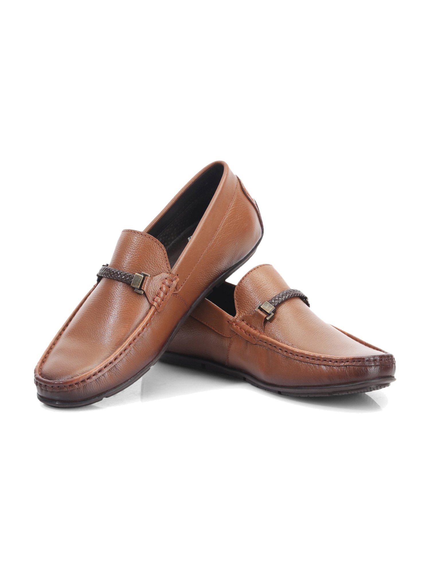 ID Men's Tan Casual Loafers