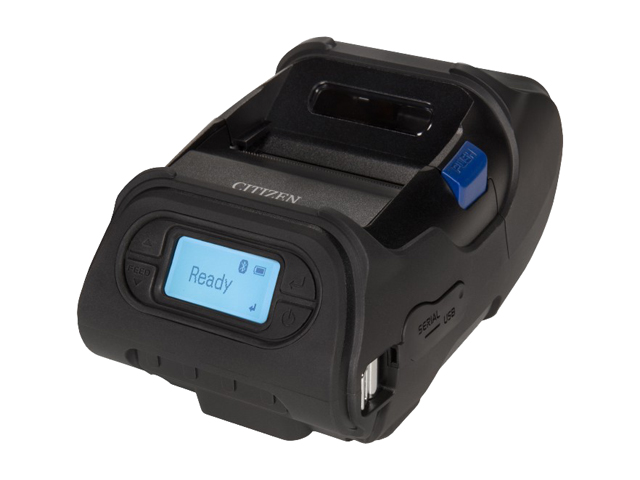 CITIZEN CMP-25L 2" Rugged Mobile Direct Thermal Receipt and Label Printer, 203 dpi, Serial, USB, WiFi 2.4 GHz, ZPL-II - CMP-25WFUZL