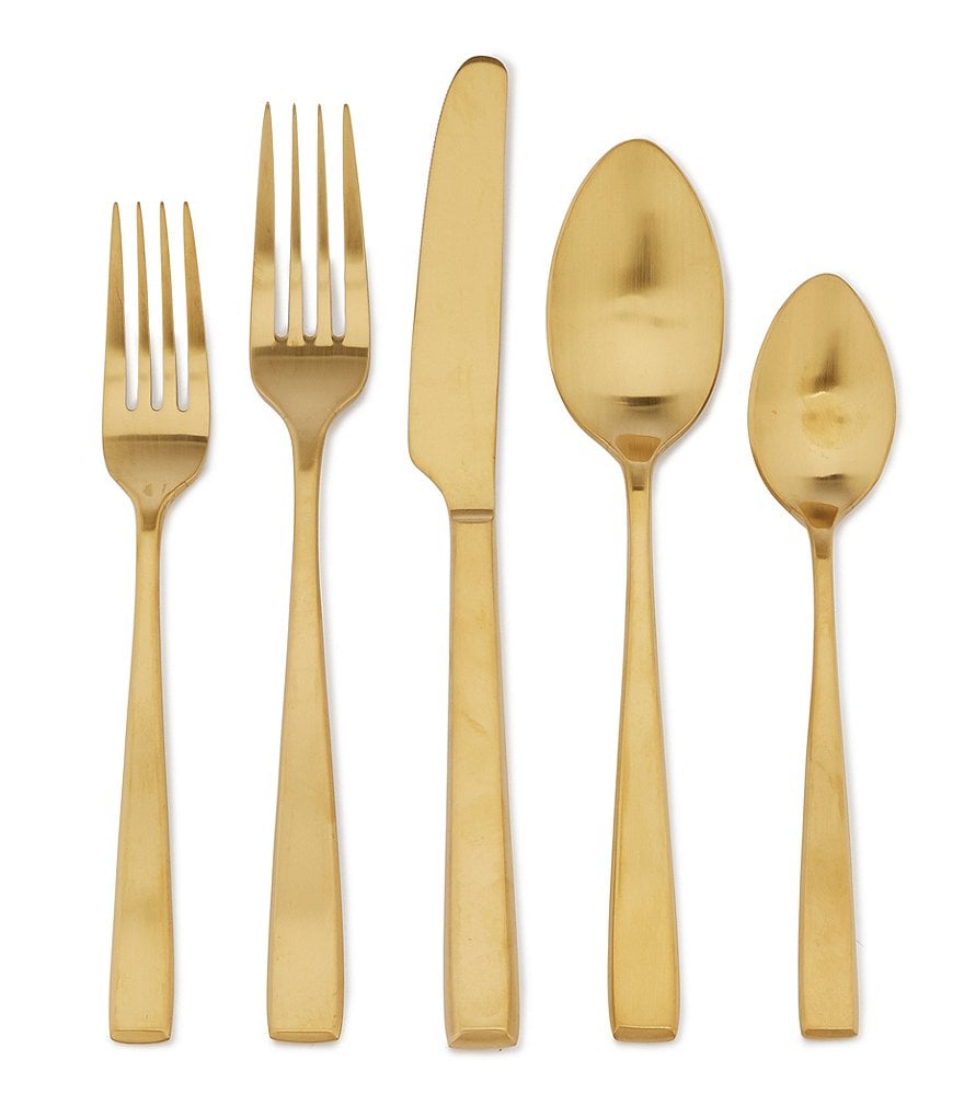 Noble Excellence Nova PVD Stainless Steel 20-Piece Flatware Set