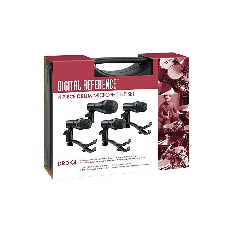 DRDK4 4Piece Drum Mic Kit