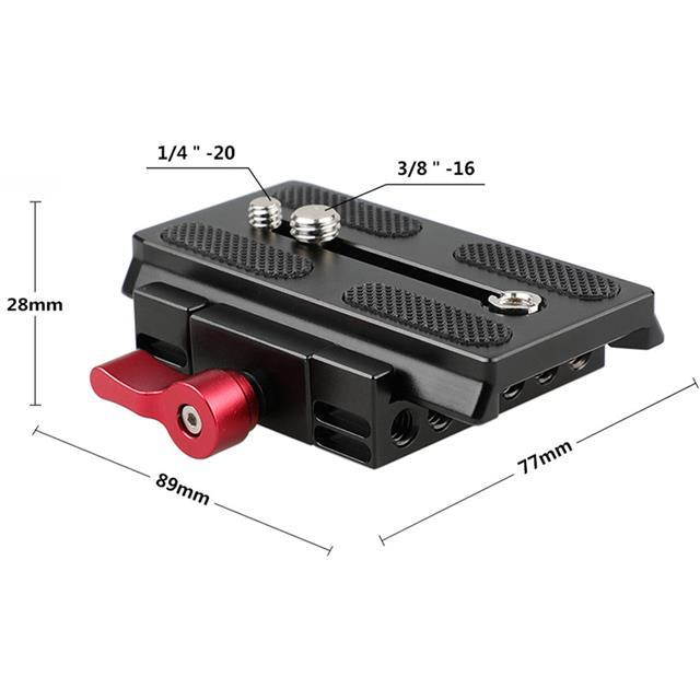 CAMVATE Quick Release Mount Base QR Plate for Manfrotto Standard Accessory