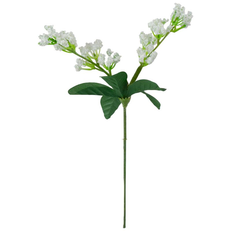 Darice 8" White and Green Baby's Breath Spring Floral Spray