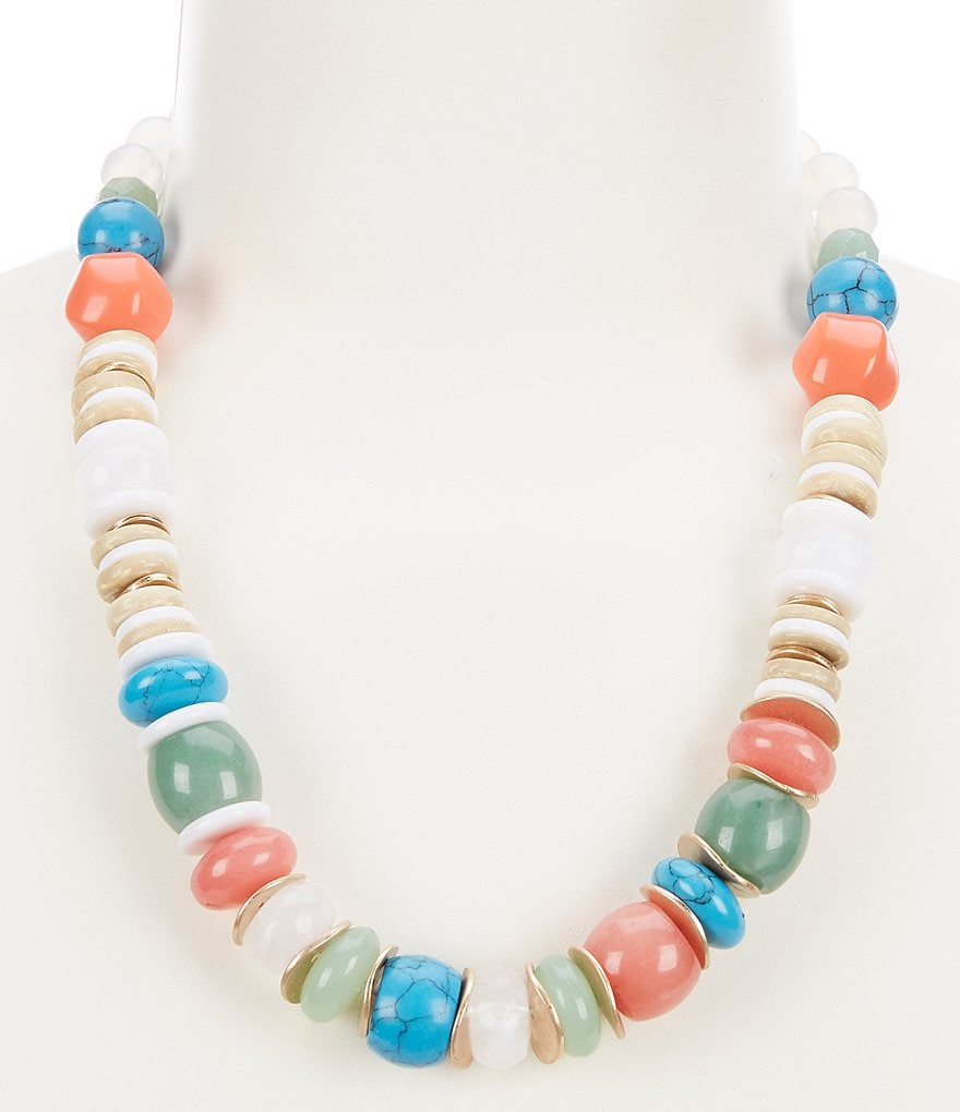 Southern Living Mixed Media Short Necklace