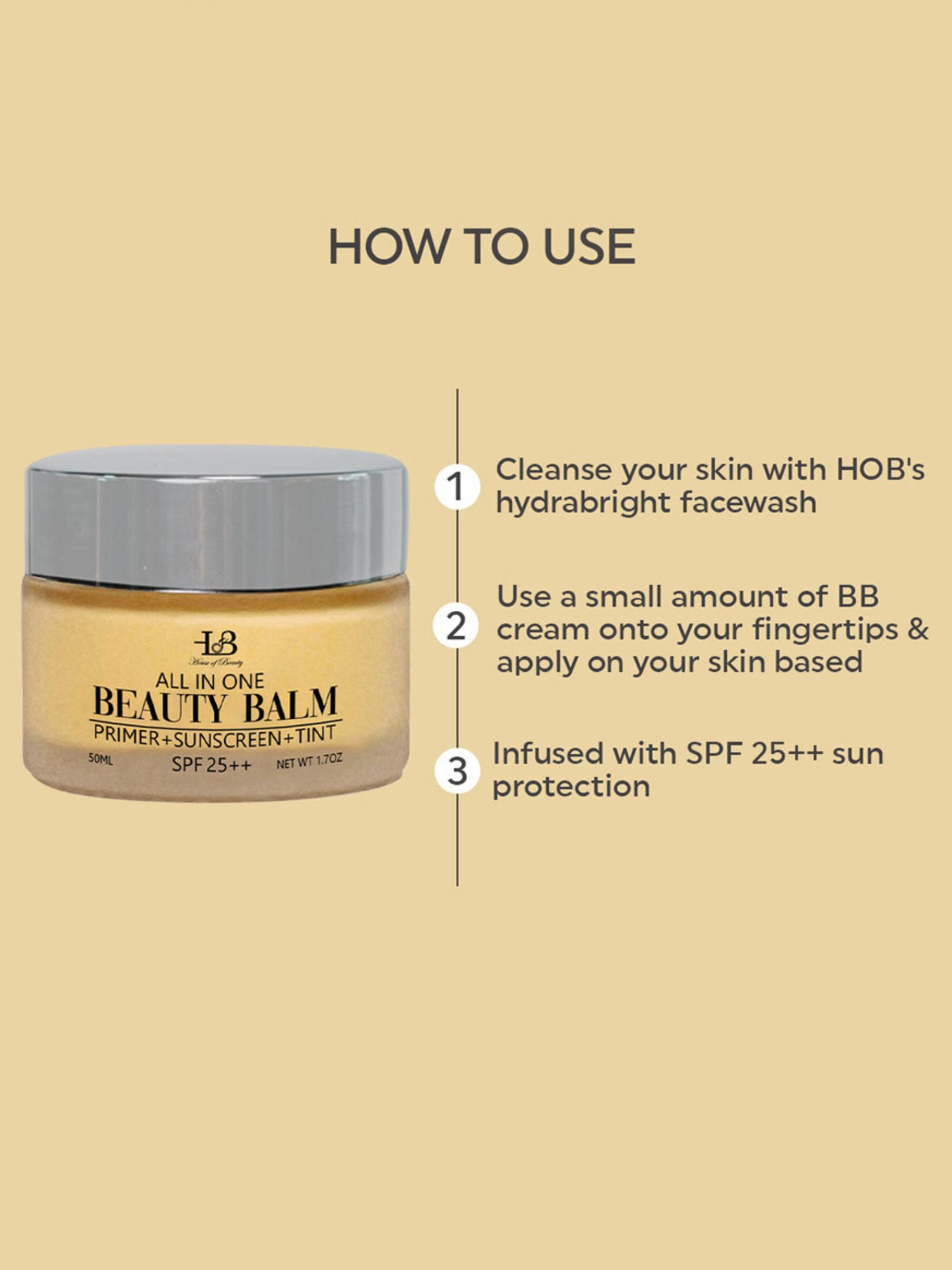 House of Beauty All in One Beauty Balm - 50 ml