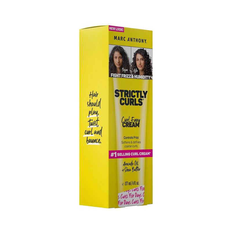 Marc Anthony Strictly Curls Curl Envy Cream Hair Styling Product & Softener - Shea Butter - 6 fl oz
