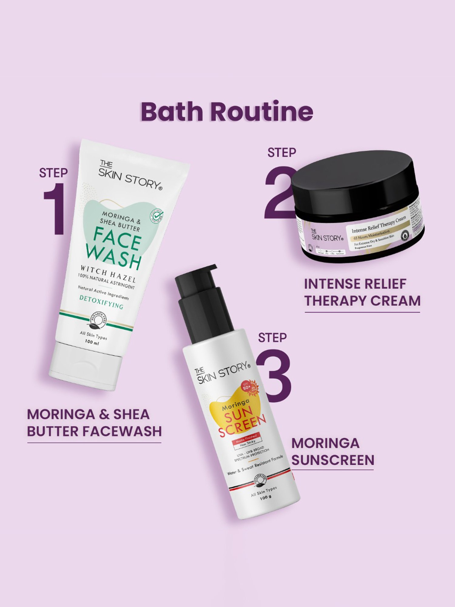 The Skin Story Intense Relief Therapy Cream for Extreme Dry & Sensitive Skin - 45 gm