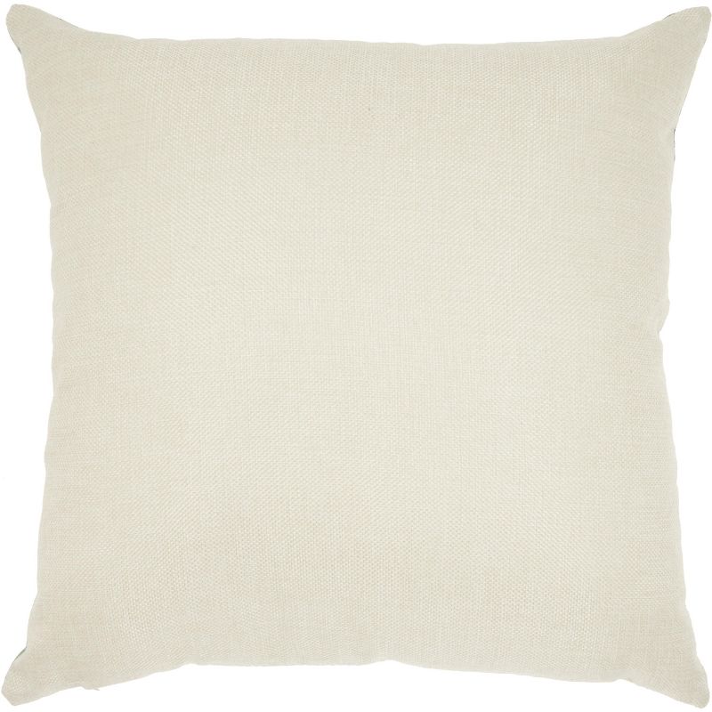 Nourison Trendy, Hip, New-Age Velvet Tropical Palm Multicolor Throw Pillow - 18" x 18"