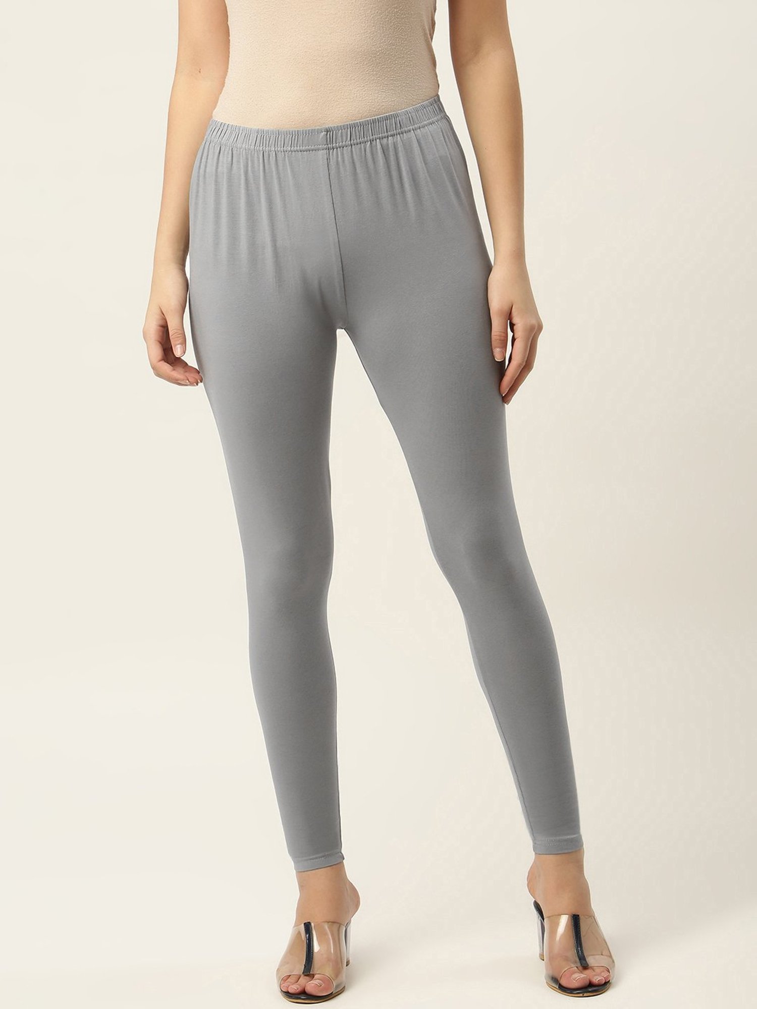 Ms.Lingies Grey Cotton Leggings