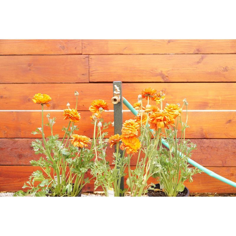 Yard Butler IHBE 6 Outdoor Garden Hose Bib Remote Standing Water Faucet Extender