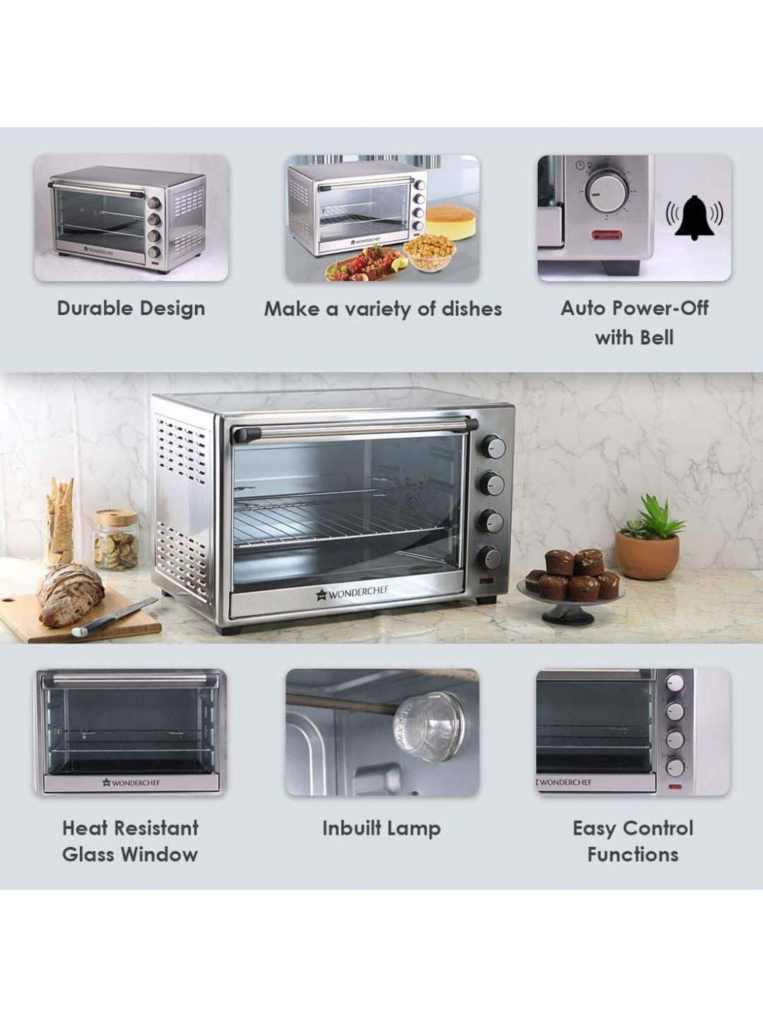 BLACK+DECKER 1280W 19L Oven Toaster Grill