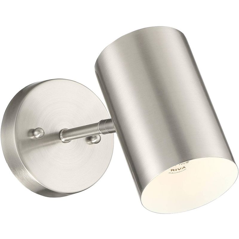 360 Lighting Carla Brushed Nickel Down-Light Hardwire Wall Lamp
