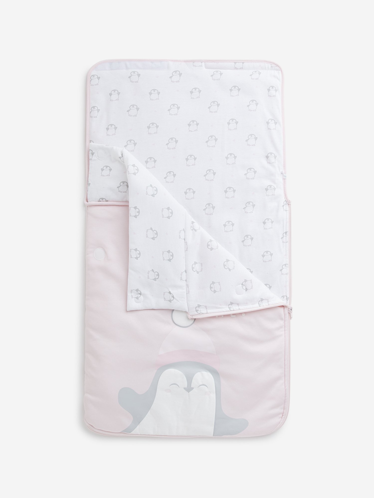 HOP Baby by Westside Light Pink Animal Printed Cotton Sleeping Bag