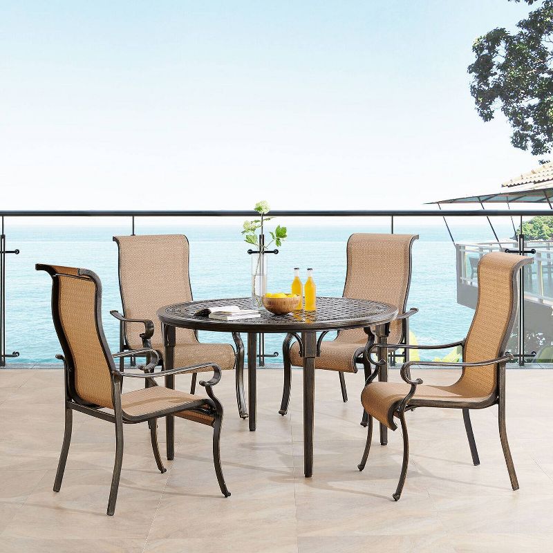 Brigantine 5pc Sling Dining Set - Hanover