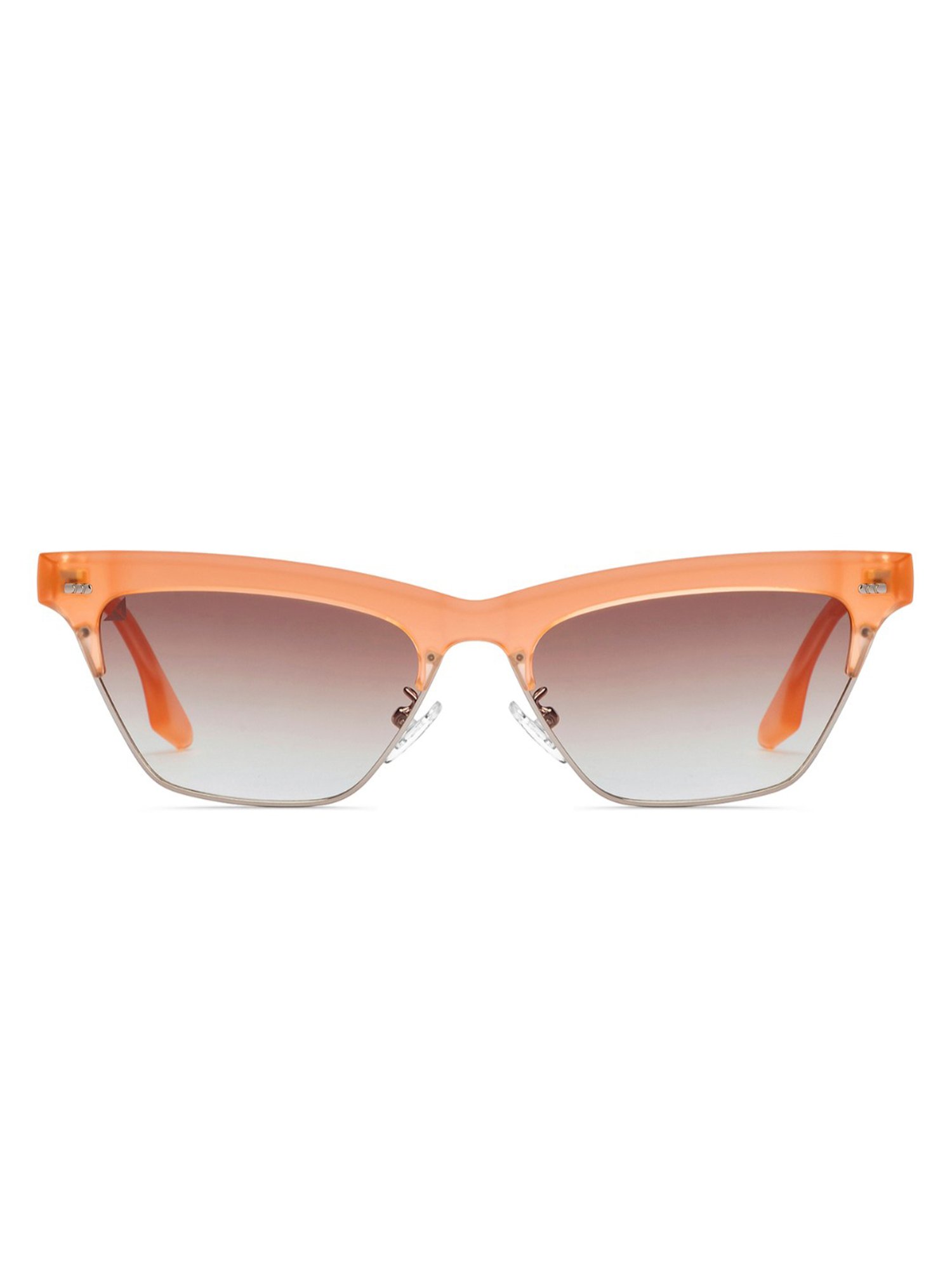 Vincent Chase HOLIDAY EDIT 2.0 Brown Clubmaster Polarised and UV Protected Lens Unisex Sunglasses