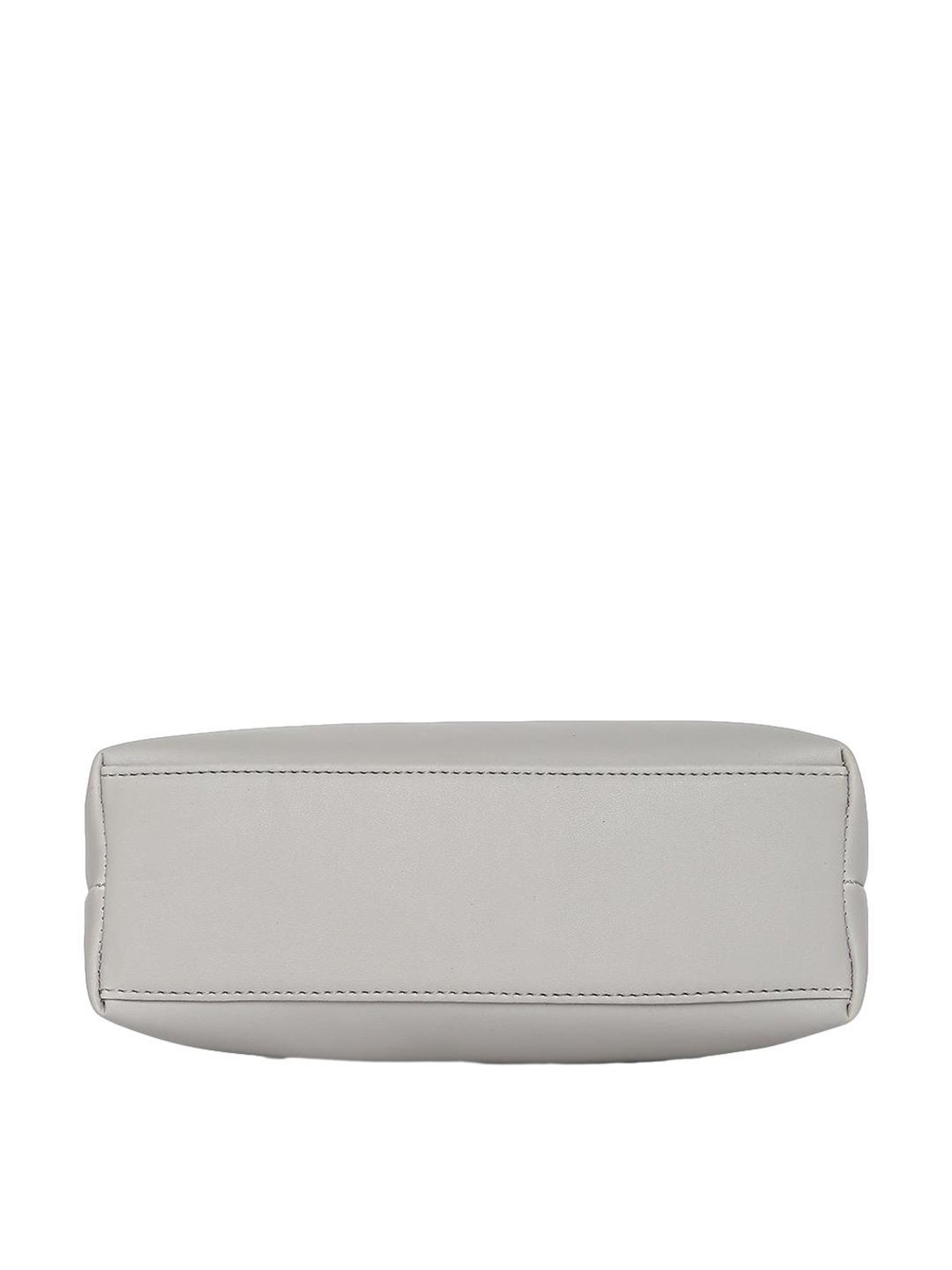 Caprese Corson Grey Faux Leather Color Block Sling Handbag