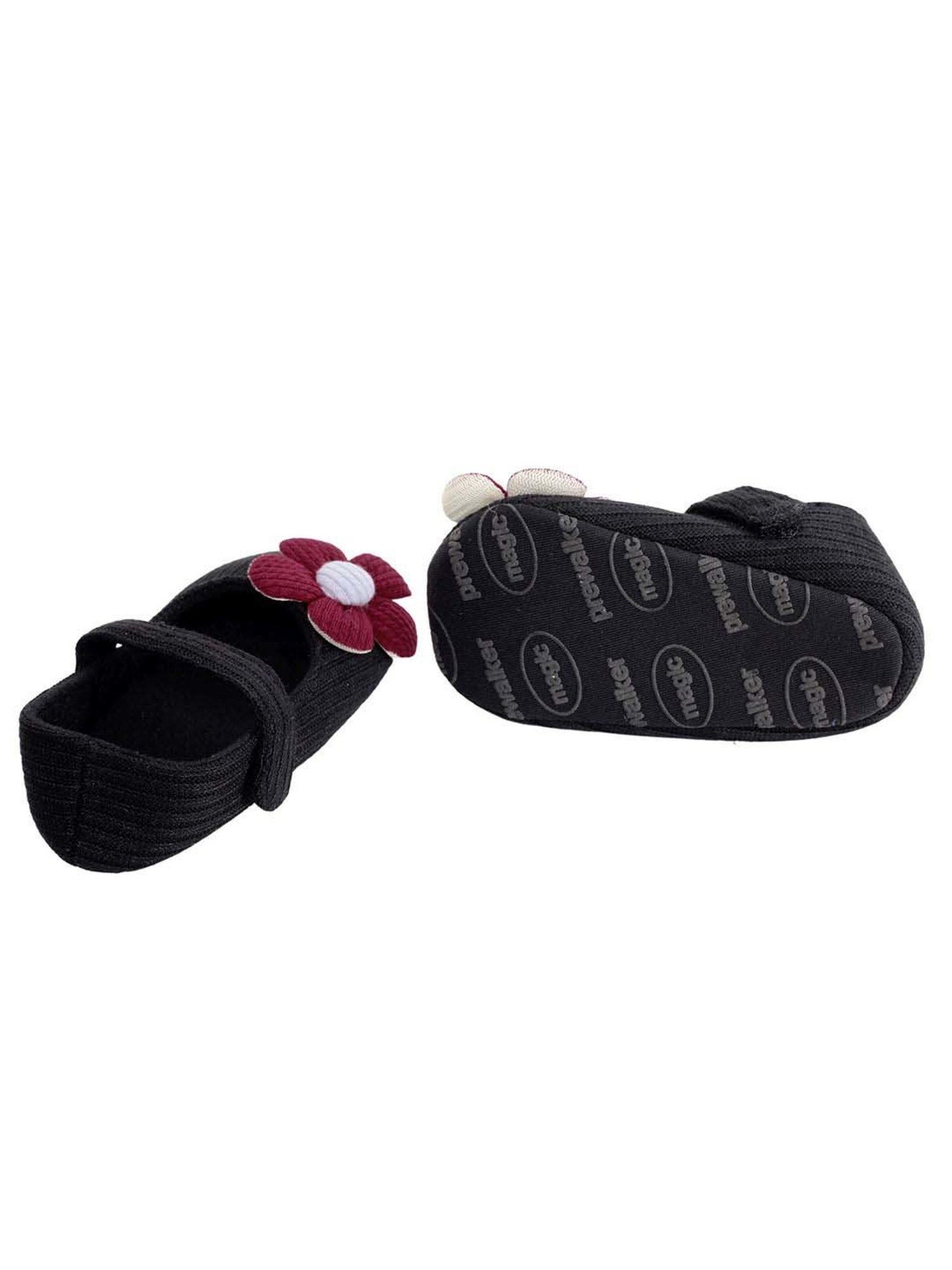 Baby Moo Kids Dark Grey Casual Mary Jane Shoes