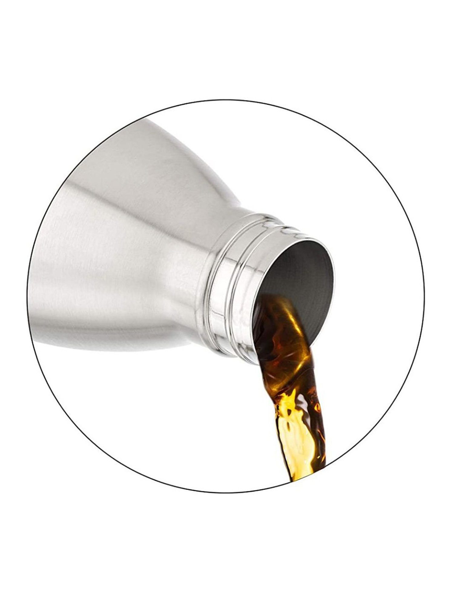 Milton Silver Stainless Steel Thermosteel Vaccum Insulated Hot & Cold Water Bottle (0.5 L)