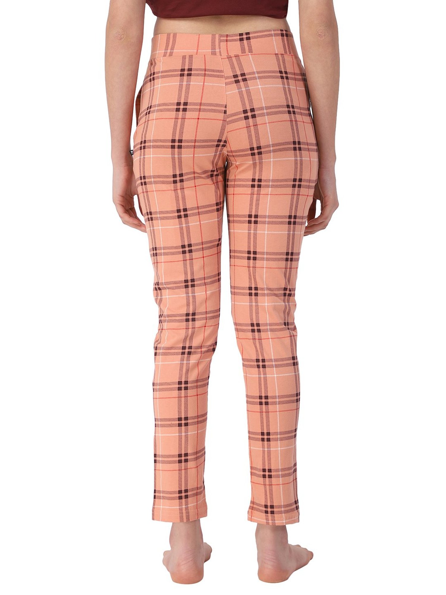 Proteens Peach Check Pyjamas