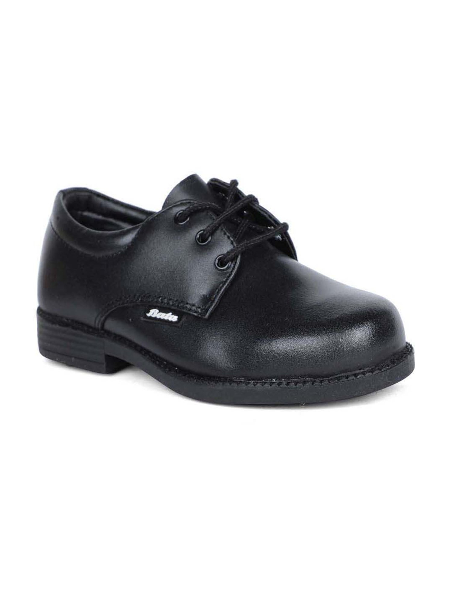 Bata Kids Black Derby Shoes