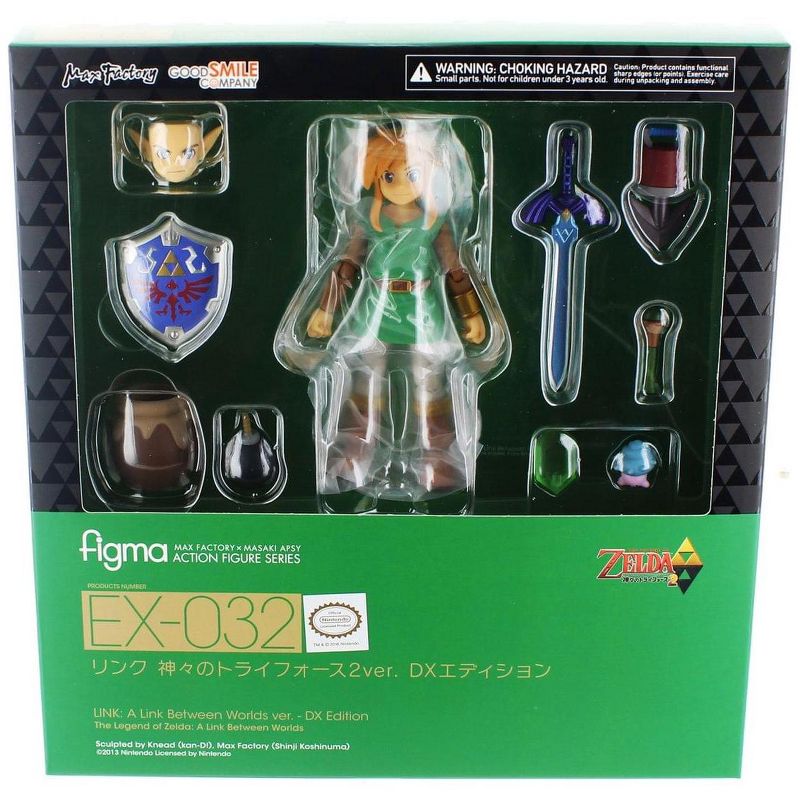 Good Smile Company Legend of Zelda: A Link Between Worlds 4.5" Link Figma Figure (Deluxe Version)