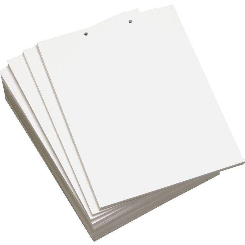 Domtar Custom Cut Sheets 2-Hole Top 8-1/2"x11" 5 RM/CT White 851221