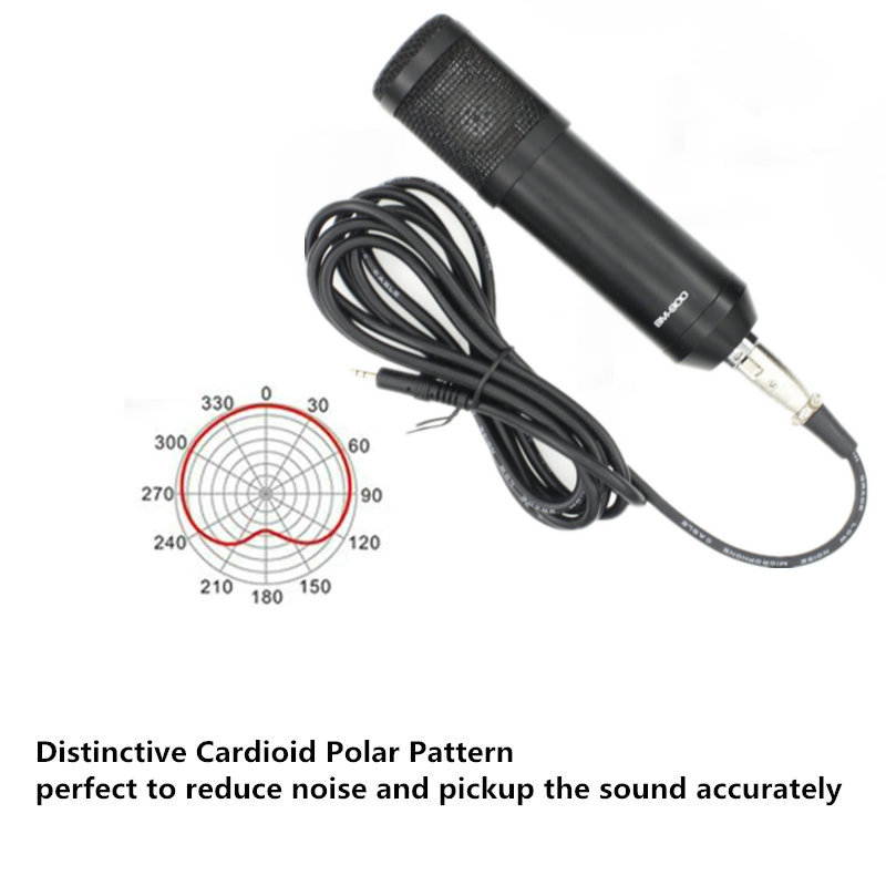 bm 800 Upgraded BM900 KTV Microphone Pro Audio Studio Vocal Sound Recording Mic for Computer Shock Mount