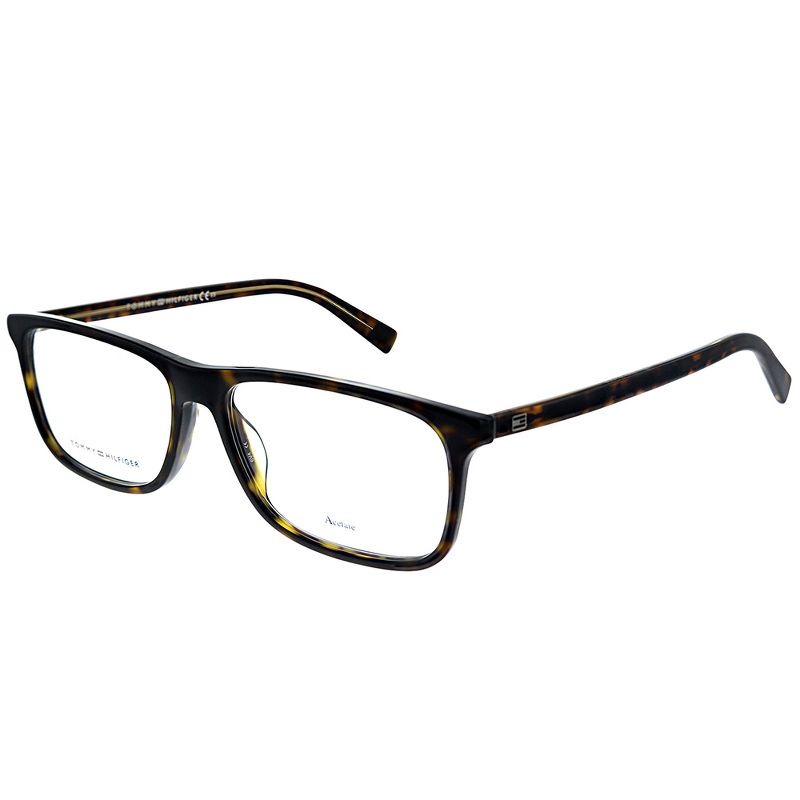 Tommy Hilfiger TH 1452 A84 Unisex Square Eyeglasses Havana 55mm
