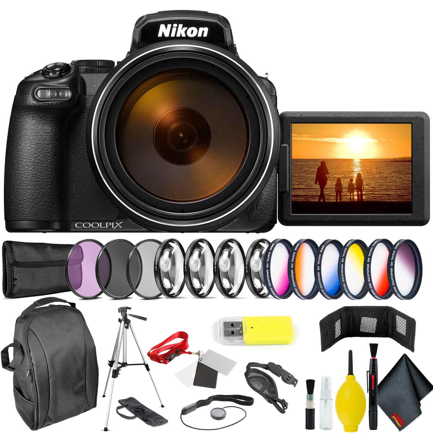 Nikon COOLPIX P1000 Digital Camera Professional Kit Intl Model
