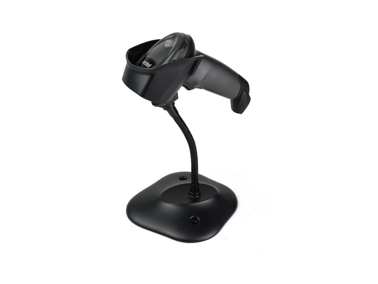 Zebra Symbol DS4308-SR Handheld Corded 1D/2D Barcode Scanner, USB, RS232, KBW, RS485 (IBM 46xx), SSI, , USB Kit - DS4308 With USB Cable and Stand
