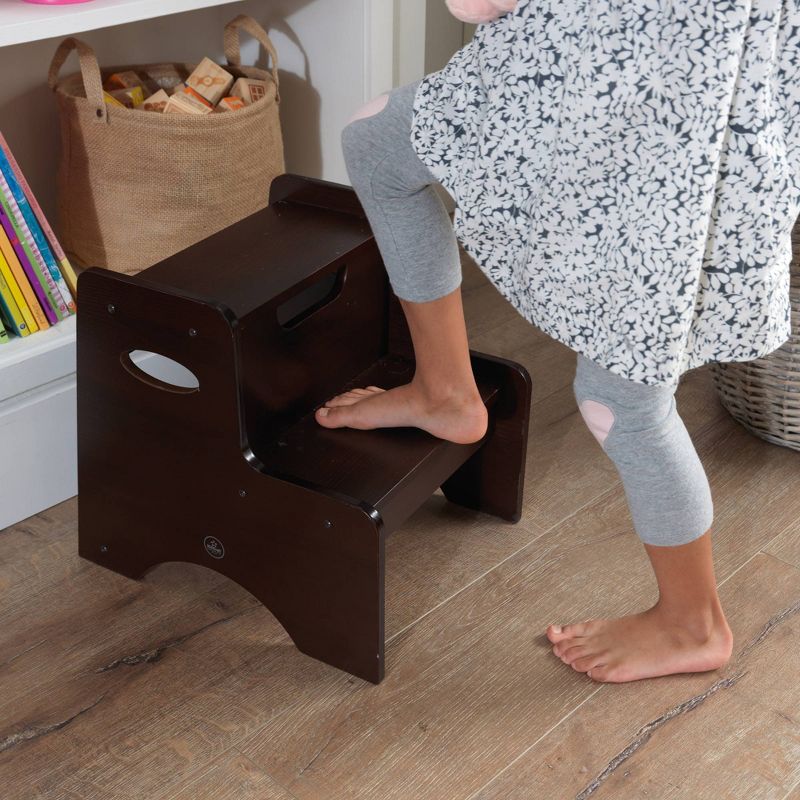 KidKraft Two Step Stool - Espresso